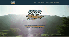 Desktop Screenshot of krdtrucking.com